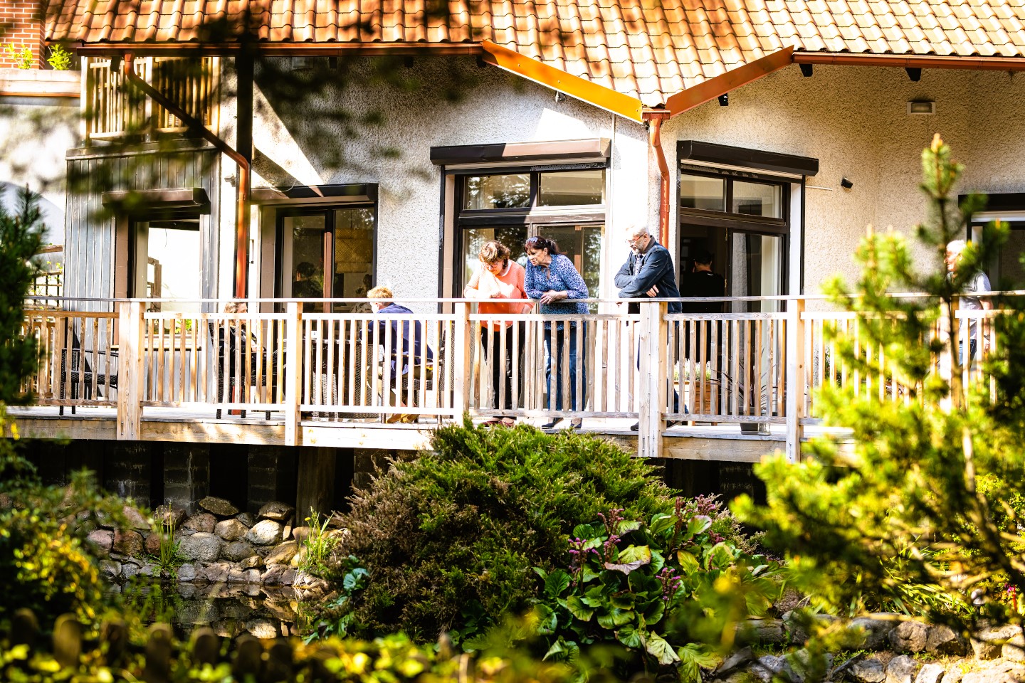 Restauracja Czarny Kos - otoczenie zewnętrzne